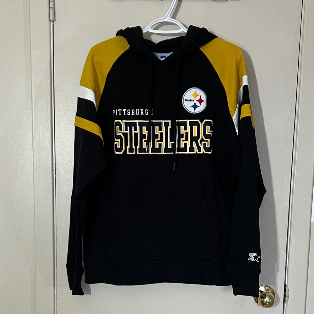 Pittsburgh Steelers Black and Yellow Hoodie